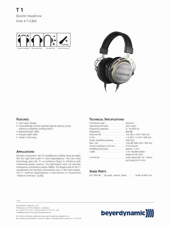 Beyerdynamic Headphones T1-page_pdf